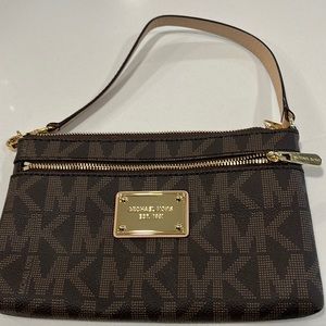 Michael Kors signature wristlet